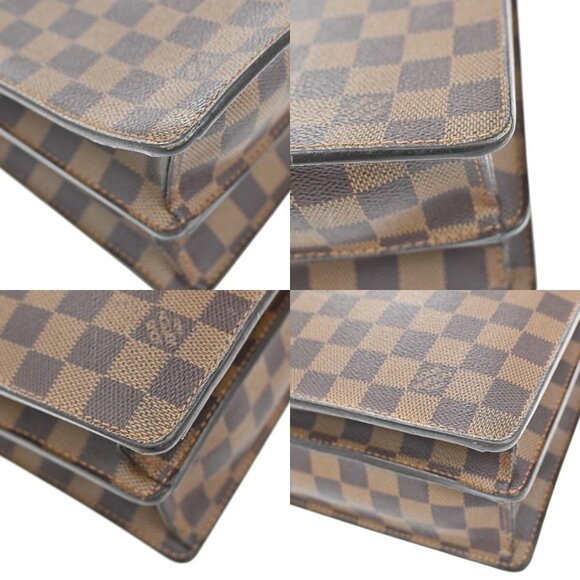 LOUIS VUITTON Altona GM Business Hand Bag Damier Ebene Leather N53312 77YH417 - Picture 7 of 15
